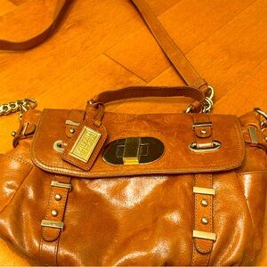 Badgley mishka tan leather bag